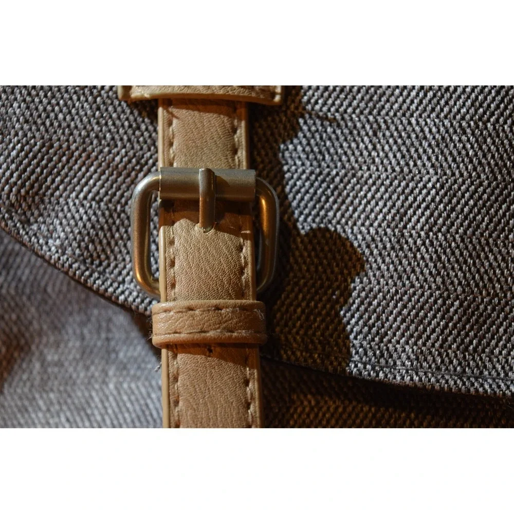 Eddie Bauer First Adventure Diaper Backpack‎ Unisex Grey Herringbone EUC Buckle